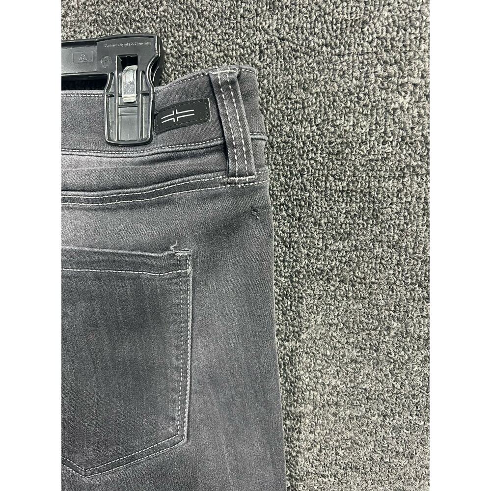 Liverpool Petite The Skinny Black Faded Mid Rise Stretch Denim Jeans Womens 12P - Picture 9 of 14